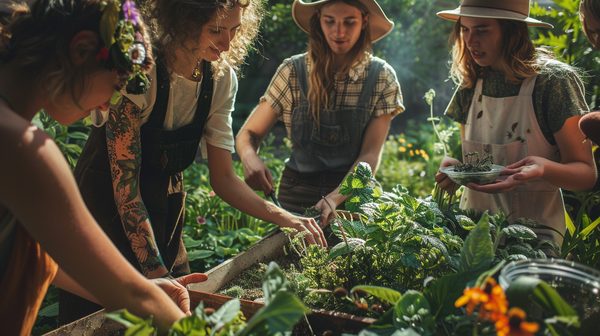 Découverte pratique et immersive: stage herboristerie au jardin